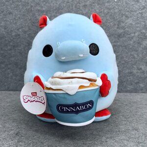 ZURU Snackles Hugh The Hippo Cinnabon Super Size 14" Inch Soft Plush Toy NEW